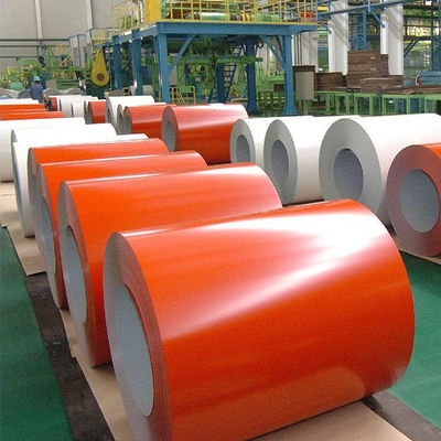 Certyfikat ISO9001 Niestandardowy kolor Ral Przedmalowany powlekany PPGL Kolorowy powlekany Galwanizowany / Aluzinc Stal Strip Coil PPGI