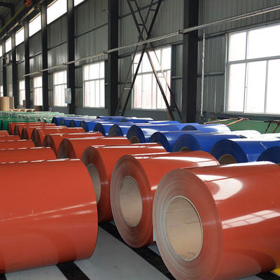 Niestandardowa kolorowa zęb pokryta PPGI PPGL Wlewek 0,21-0,50 mm Grubość 3-5 ton